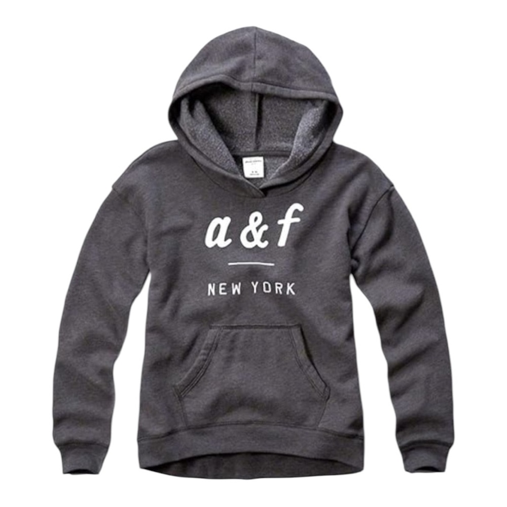 Abercrombie Kids Hooded Sweatshirt with a & f logo - Kids Size XS/8
